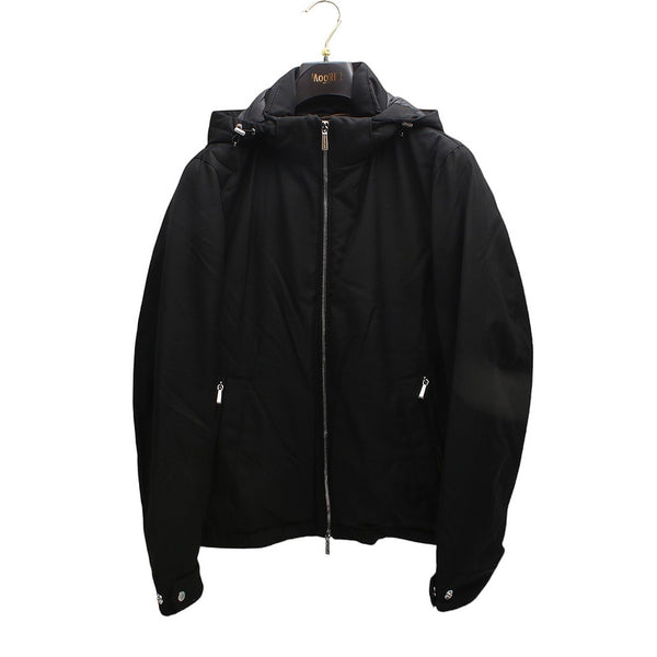 ムーレー MOORER ALBINI-PUM ダウンジャケット アウター MOUGI100090-ALBINI-NERO-50 メンズ ブラック ダウンジャケット